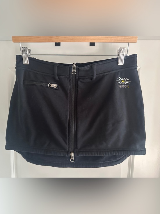 Skhoop Dresses & Skirts - SKHOOP Black Zip-Front Skirt